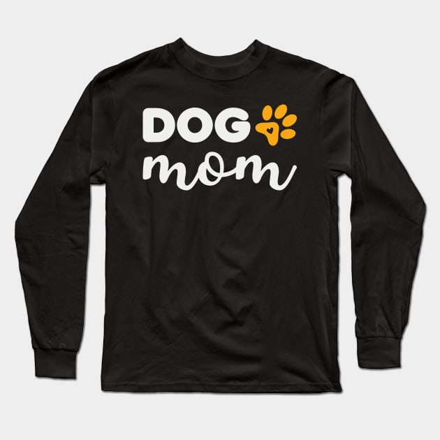 dog mom Long Sleeve T-Shirt by artdise
